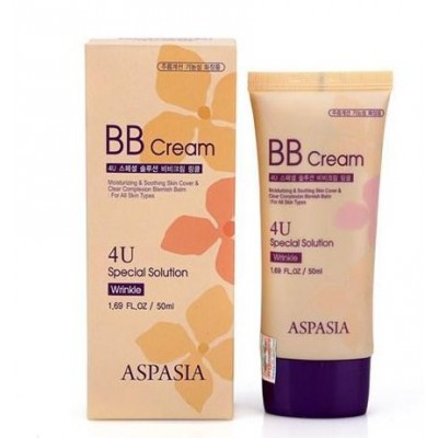 Антивозрастной ББ крем Aspasia 4U Special Solution Wrinkle BB Cream, 50 мл