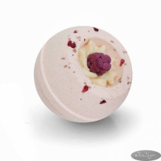 Десерт-шарик для ванн комбинированный МАЛИНА, 140гр (Берегиня)