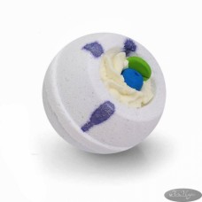 Десерт-шарик для ванн комбинированный ЧЕРНИКА, 140гр (Берегиня)