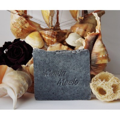 Органическое мыло "Чисточерное"  с древесным углем, 100 г (Meela Meelo)