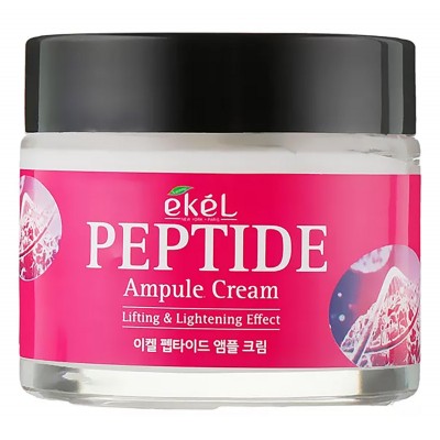 Ампульный крем с пептидами антивозрастной Ampule Cream Peptide, 70 мл (EKEL) Корея