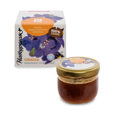 Бальзам медово-растительный "Натуртоник Синюха" идеальное спокойствие, 100 мл (Сашера-Мед)