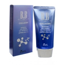 ВВ крем с коллагеном Солнцезащитный BB Cream Collagen Whitening Anti-Wrinkle Sun Protection, SPF50+ PA+++, 50 мл