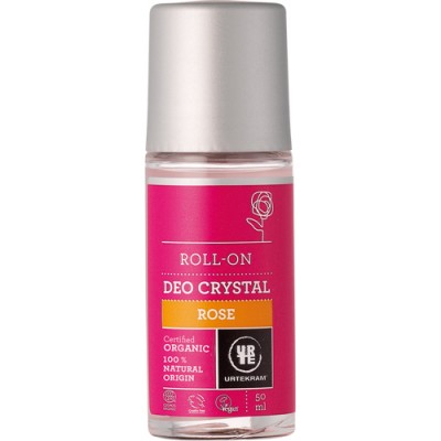 Шариковый дезодорант-кристалл "Роза", 50 мл Urtekram