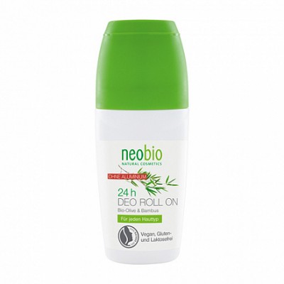 Дезодорант шариковый 24 часа с био-оливой и бамбуком, 50 мл (NeoBio)