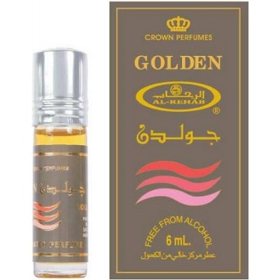 Арабские натуральные масляные духи Golden, 6 мл (мужские)
