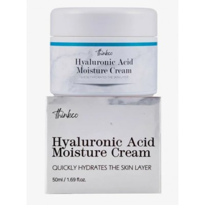 Крем увлажняющий с гиалуроновой кислотой Hyaluronic Acid Moisture Cream, 50 мл (Thinkco) Корея