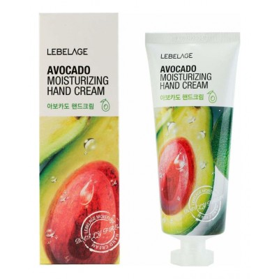 Крем для рук с экстрактом авокадо Avocado Moisturizing Hand Cream 100мл  (LEBELAGE) Корея