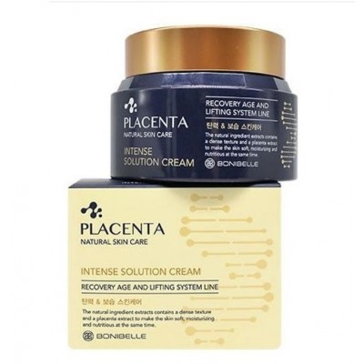Омолаживающий крем для лица с плацентой Placenta Intense Solution Cream, 80 мл (Enough Bonibelle) Корея 