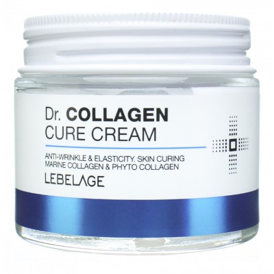 Разглаживающий крем с коллагеном Dr. Collagen Cure Cream, 70 мл (Lebelage) Корея