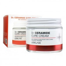 Крем для лица с Керамидами, улучшающий рельеф кожи Dr. Ceramide Cure Cream, 70 мл (Lebelage)