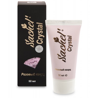 Крем для нежной и чувствительной кожи Розовый кварц Sachel® Crystal, 50 мл (Сашера Мед)