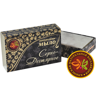 Натуральное Крымское мыло "Серно-Дегтярное" (Крымская Натуральная Коллекция)