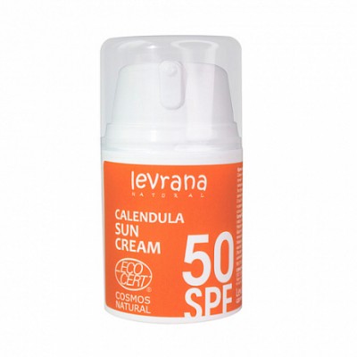 Солнцезащитный крем Календула SPF50, 50 мл (Levrana) 