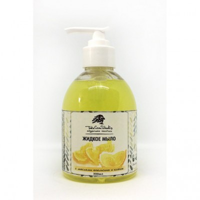 Натуральное жидкое мыло "С маслами Апельсина и Иланг-иланга", 300 мл (TakeCareStudio)