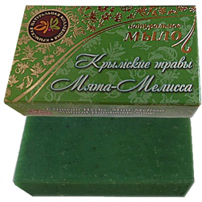 Натуральное Крымское мыло "Мята - Мелисса" (Крымская коллекция)