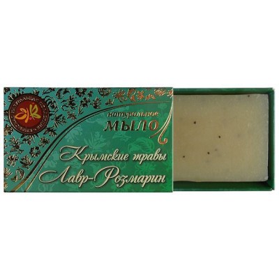 Натуральное Крымское мыло "Лавр-Розмарин" (Крымская Натуральная Коллекция)
