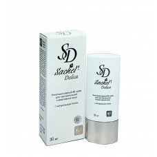 Наноламеллярный BB-крем для чувствительной и реактивной кожи с натуральным тоном, 30 мл (Сашель Delica)