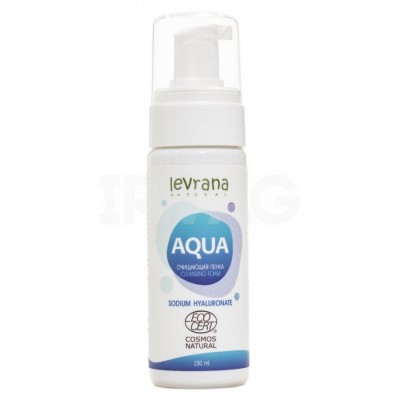 Пенка для умывания "Aqua" с гиалуроновой кислотой, 150 мл (Levrana)