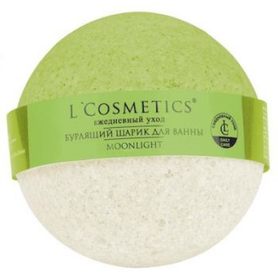 Бурлящий шарик для ванн «Moonligt » мужской парфюм (с пеной) 130 грамм L'Cosmetics