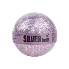 Бурлящий шар для ванны "Silver Bells" с блестками, 160 г