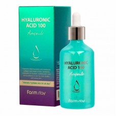 Сыворотка с гиалуроновой кислотой Hyaluronic Acid 100 Ampoule, 100 мл (FarmStay)