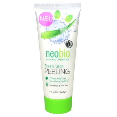 Средство для пилинга Fresh Skin с био-мятой и морской солью NeoBio, 100 мл