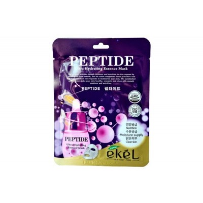 Маска тканевая с пептидами Peptide Ultra Hydrating Essence Mask (Ekel) Корея